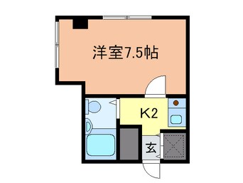 間取図 サンパレス２１芦屋川Ⅱ