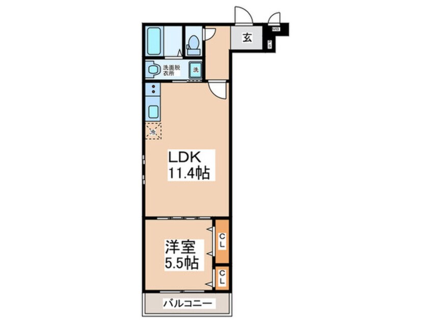 間取図 Casa d´oro清水丘