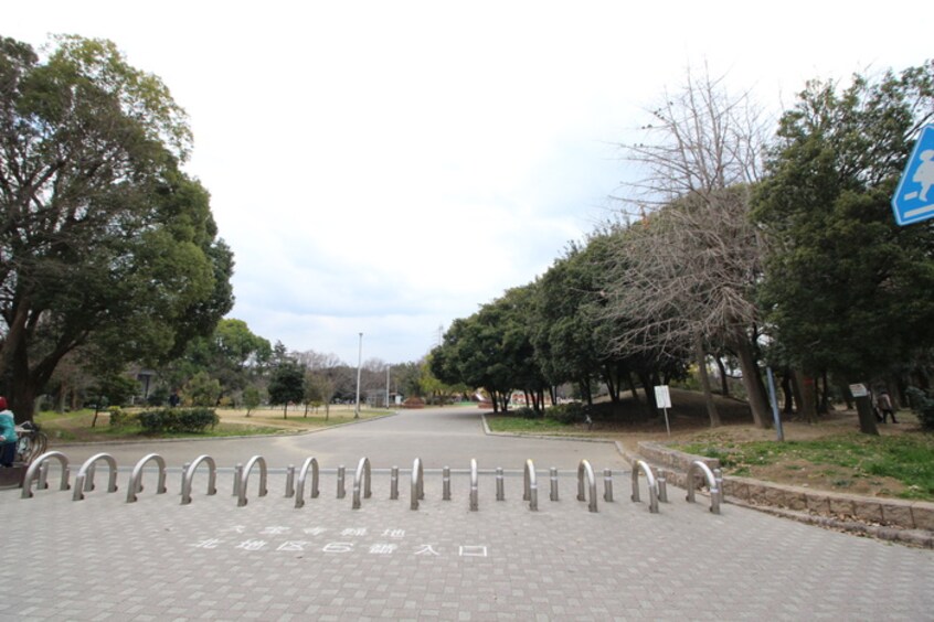 久宝寺緑地(公園)まで550m リ－ヴハウス