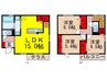 クレールA棟 3LDKの間取り