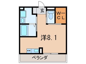 間取図 Ｐスマイルカーサ　バラ公園