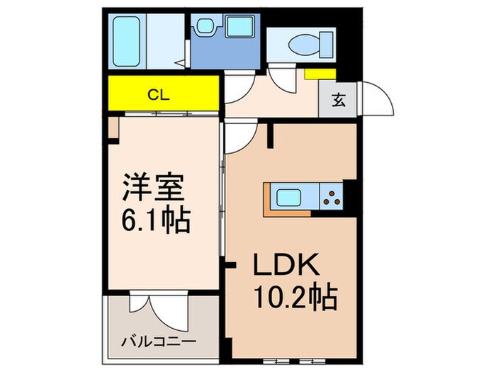 間取り図 エレガントコーエイⅠ