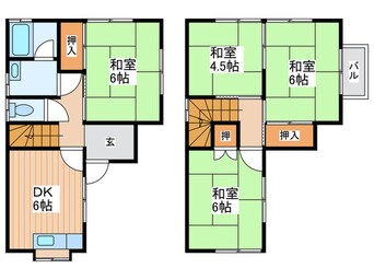 間取図 堀上町貸家