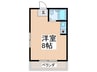 いすずマンション 1Rの間取り