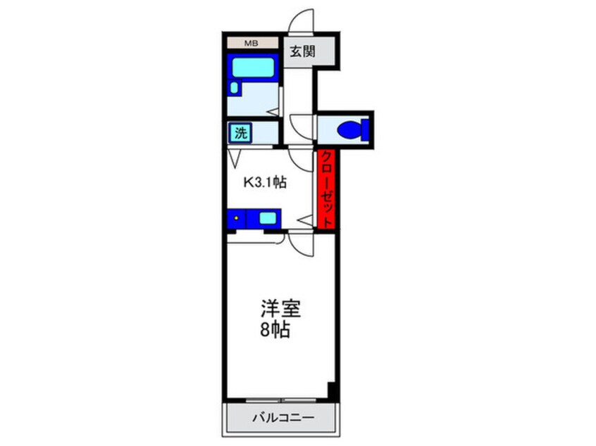 間取図 グランビア豊中