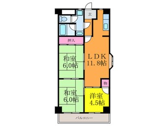 間取図 メゾン・コルベ－ユ