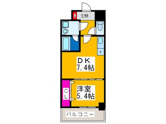 間取図 シティーコート大小路駅前