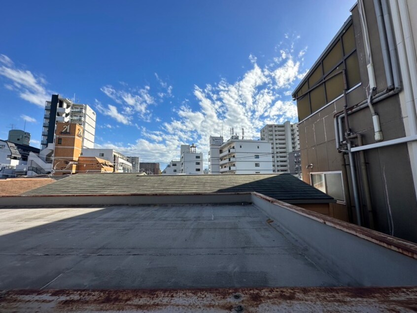 室内からの展望 ヤングパレス阿倍野橋