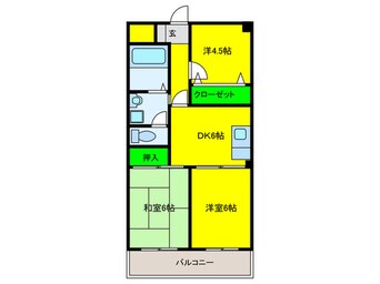 間取図 パレス丸山