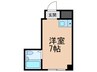 メビウス永和レジデンス 1Rの間取り