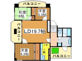 間取図 メゾン・ド・ノブレ