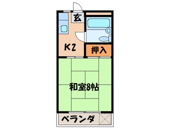 間取図 ハイツ福角