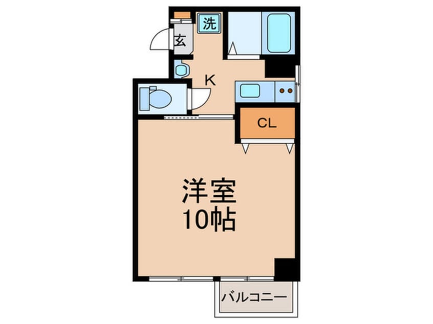 間取図 Ｓ．Ｃ　ＯＫＵＢＯⅡ