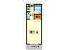エアリーI 1Kの間取り