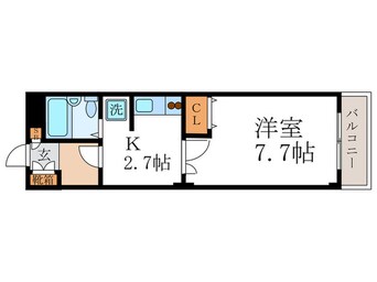 間取図 LA KAMOGAWA 62
