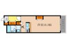 LA KAMOGAWA 62 1Kの間取り