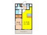 グランカーサ新大阪SOUTH 1LDKの間取り