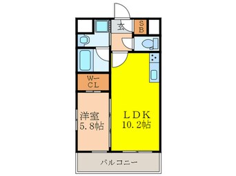 間取図 グランカーサ新大阪SOUTH