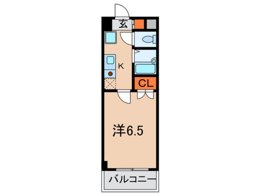 間取図 エクレ－ル六甲