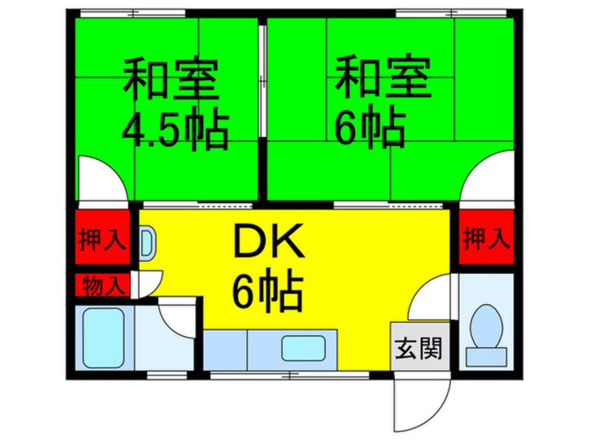 間取図 今西ハイツ