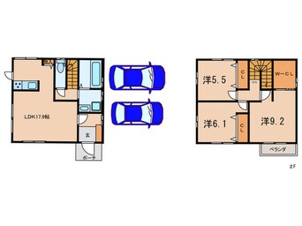 間取図 仮）梅の里戸建て　３号地