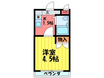 間取図 深江橋中央毎日ビル