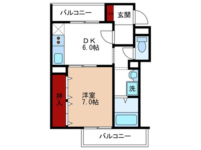 間取り図 パラツェット下沢