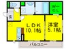 ＳＳ 1LDKの間取り