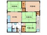 神陵台北住宅６６号棟（５０１） 4DKの間取り