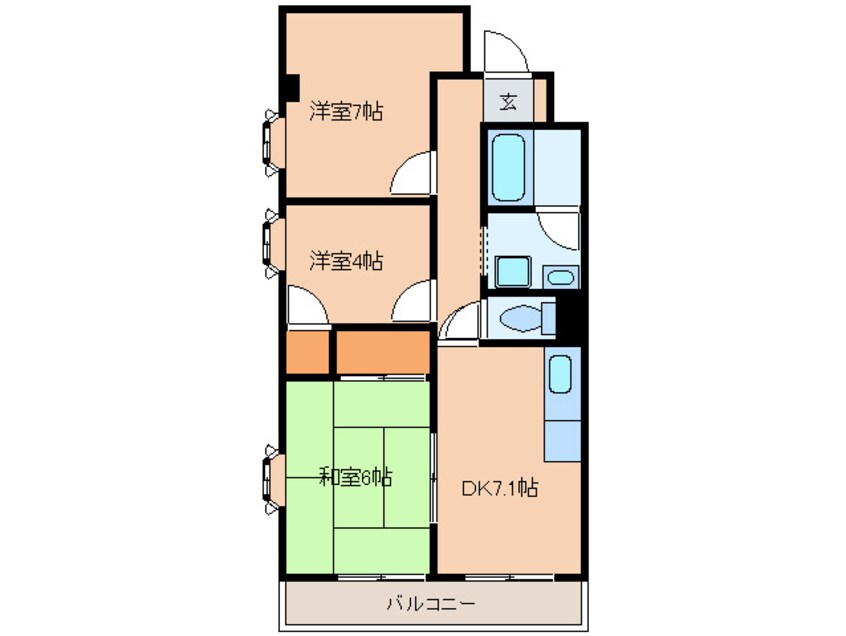 間取図 メゾン大南