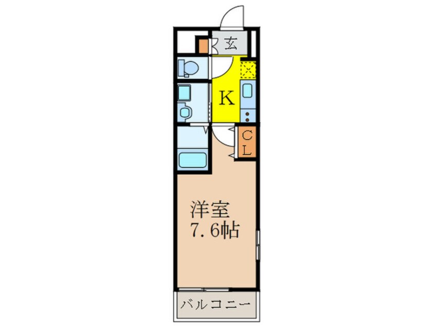 間取図 Ｃｏｎｆｏｒｅｓｐａ新大阪