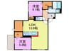 パサログランデ三条通 2LDKの間取り