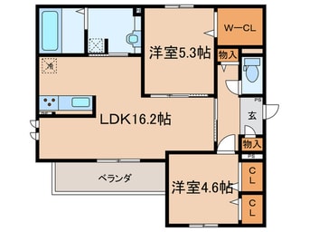 間取図 エクセル南塚口