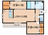 仮）エクセル南塚口 2LDKの間取り