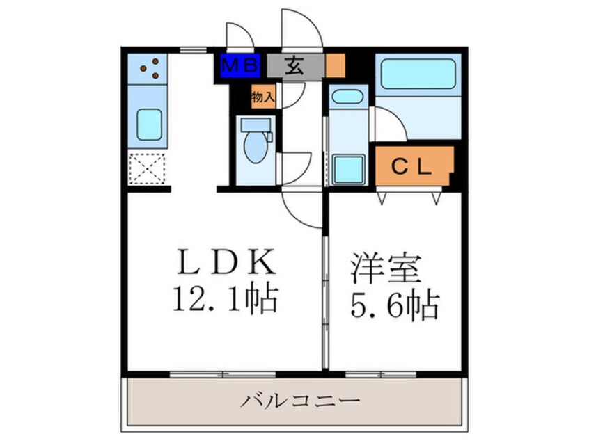 間取図 アンジュ京都天神川
