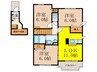 コスモ五十鈴 3LDKの間取り