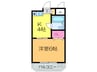 メゾン豊中ＰＡＲＴ２２ 1Kの間取り