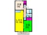 ボヌールシャトレ 2LDKの間取り