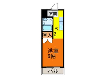 間取図 諸福マンション