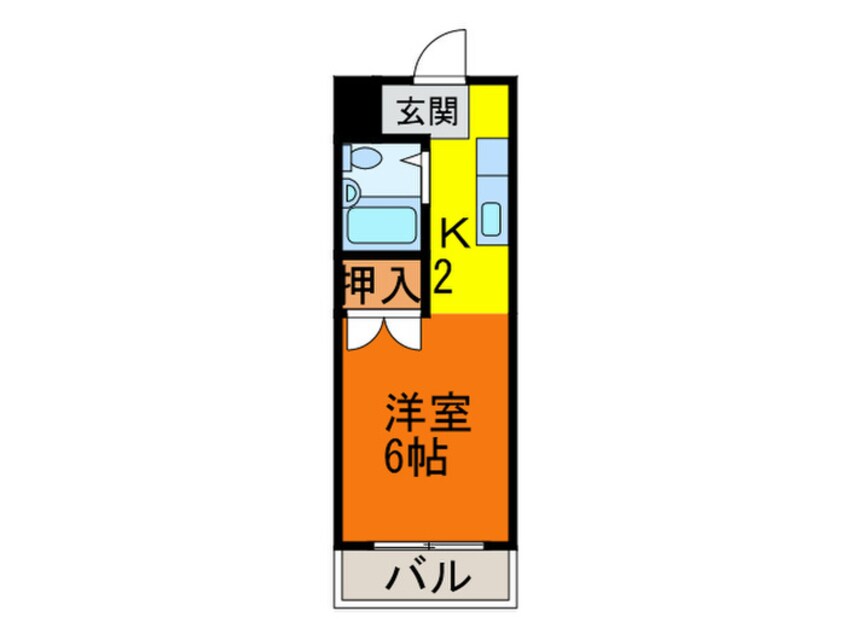間取図 諸福マンション