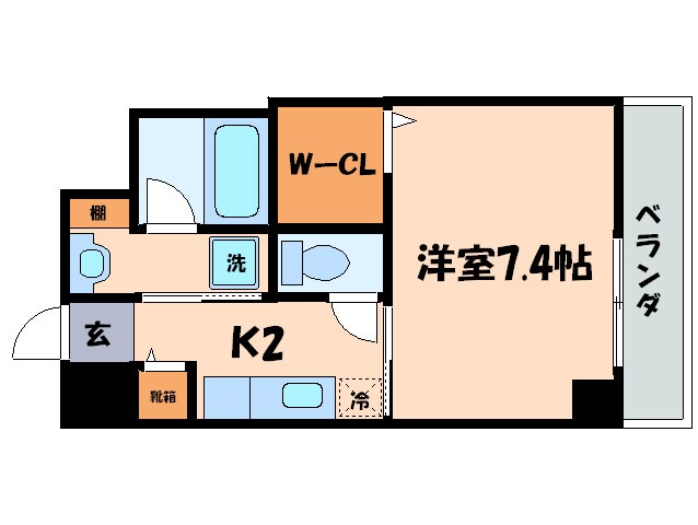 間取り図 Ｐroｎｉty　Hill