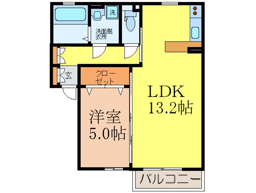 間取図 ボナ－ル島