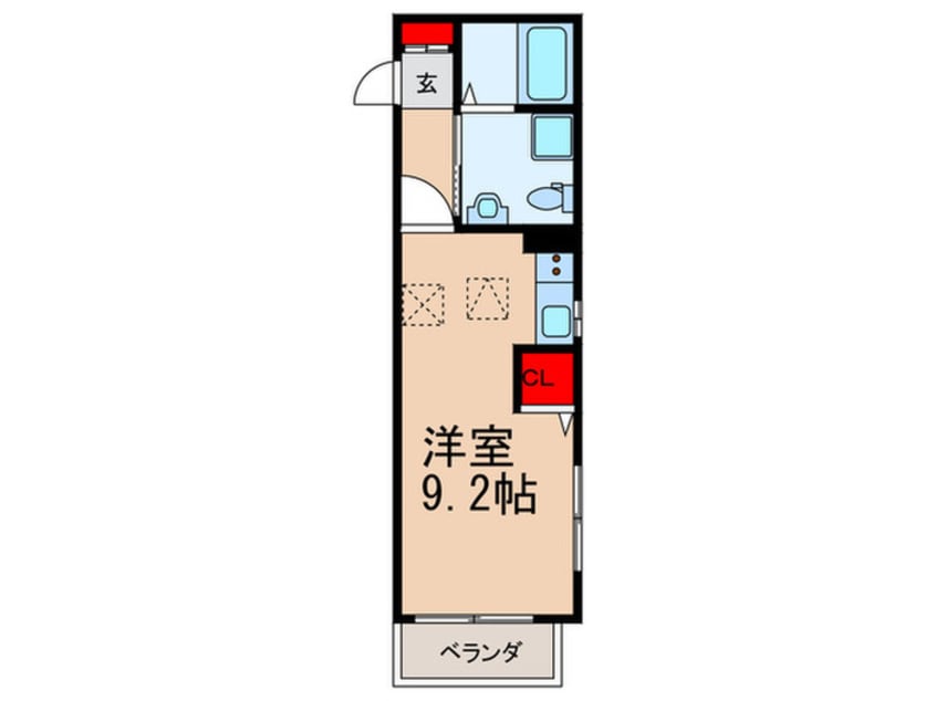 間取図 Ｆｒｏｎｔ　Ｈｏｕｓｅ　Ａ棟