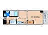 太陽プラザ南草津駅前 1DKの間取り