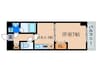 太陽プラザ南草津駅前 1DKの間取り
