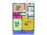 ファミーユ２ 2LDKの間取り