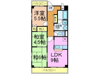 間取図 ラフォ－レ兵庫