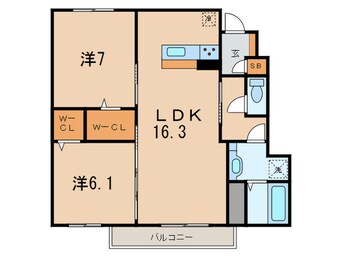 間取図 グレイスコート芦屋大原町