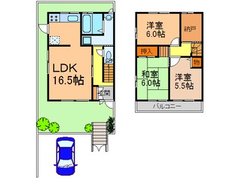 間取図 小野原テラスハウス