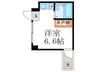 クレセント聚楽 1Rの間取り